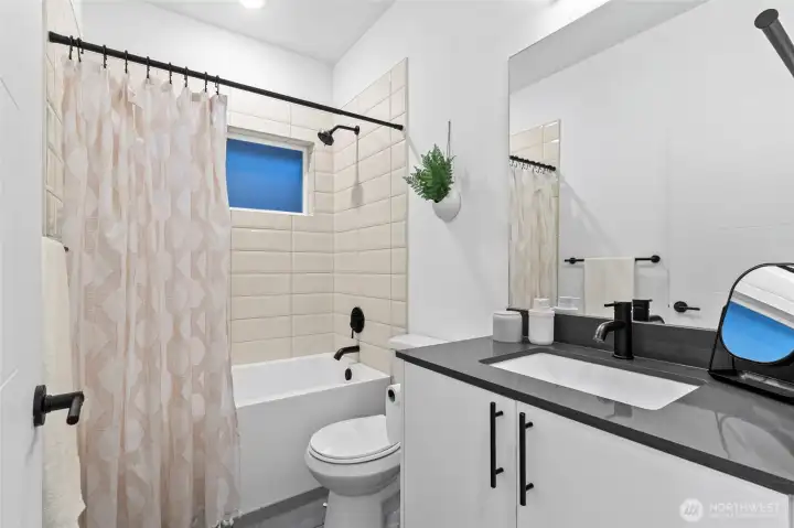 First floor bathroom - great for guests