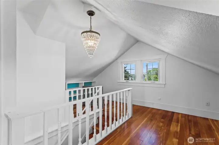 Landing area on the second floor