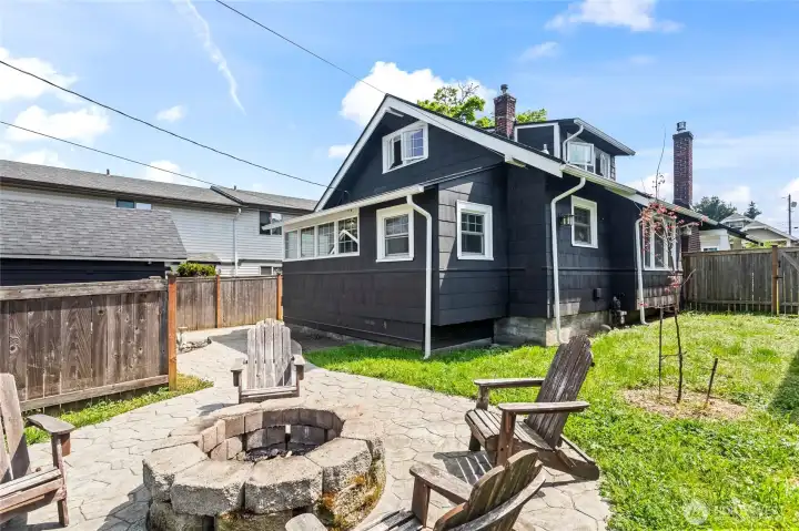 Fully fenced yard