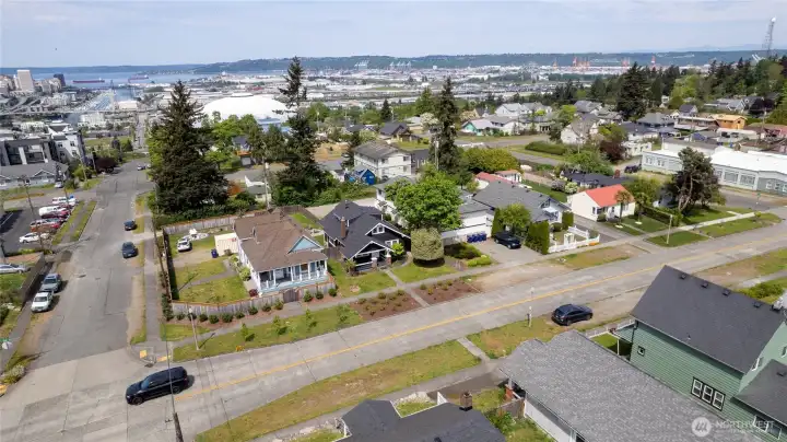 Just right up the hill from the Tacoma Dome and Downtown!