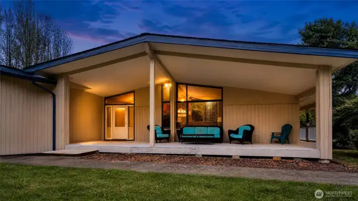 Covered Patio, off the Dining Room