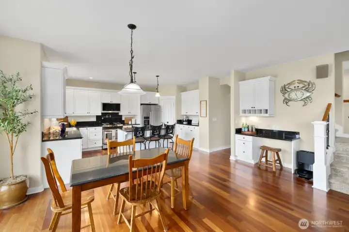 Open floor plan is perfect for entertaining or private enjoyment.