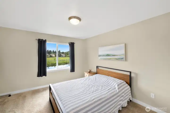Bedroom #3 with serene views.