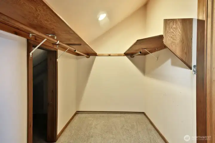 There is with additional storage area through the open doorway on the left side of this photo.