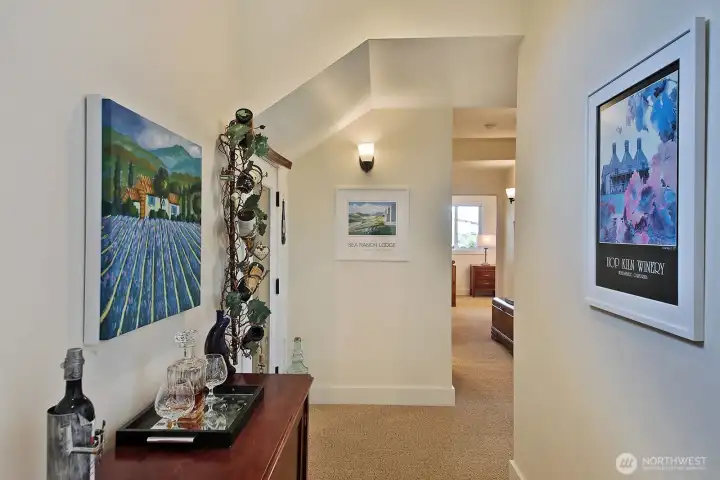 Downstairs hallway.
