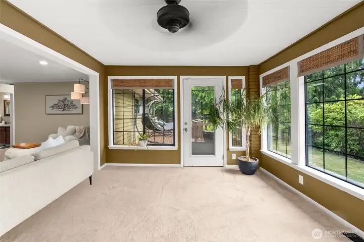 Enclosed sunroom Enclosed sunroom