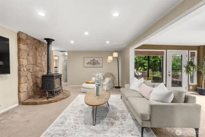 Woodstove for cozy nights in Woodstove for cozy nights in