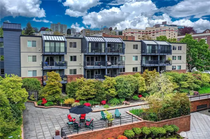 Wonderful Gem of a Property with On and Off Street Gardens.