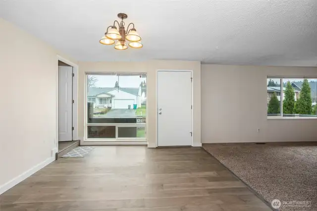 Dining area off of kitchen