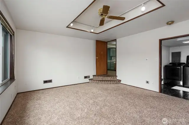 Bonus room with EV charging outlet