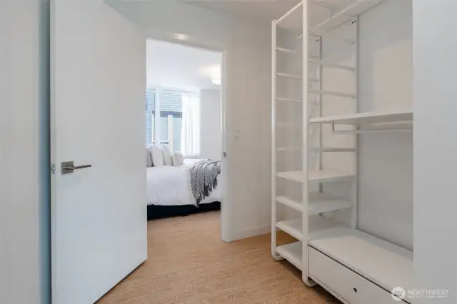 Walkthrough closet