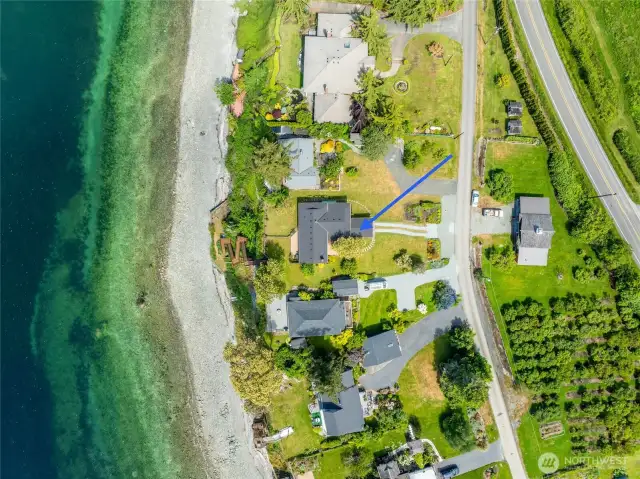 The small enclave of homes on Sea Mist Lane pictured here.  Nice privacy with a sense of community as well.  The home backs up to a "U-Pick"  orchard!