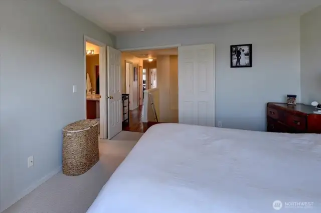 Opposite view of primary bedroom.
