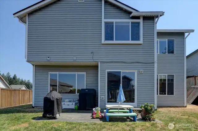 Back of the home.