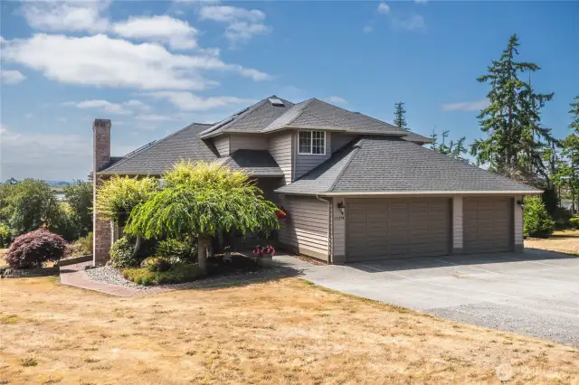 Three car garage for all of your toys.