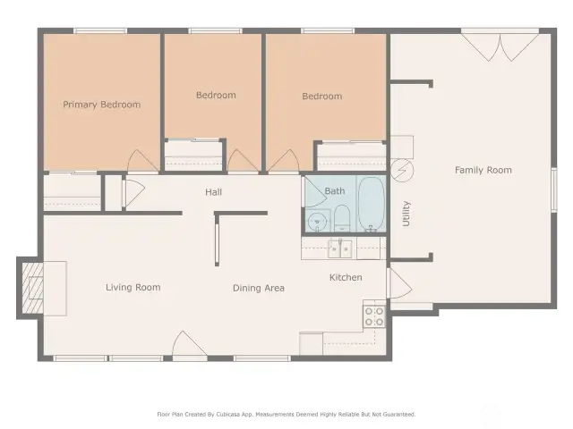 Floor plan of the home.