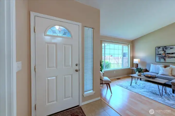 Inside of entry, leading into formal living room