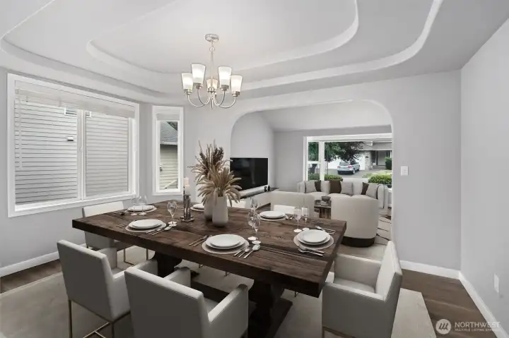 Formal dining room.