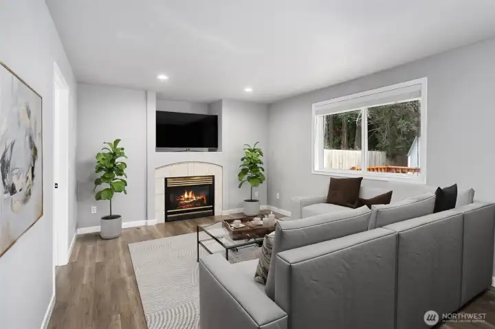So many different furniture configuration possibilities.