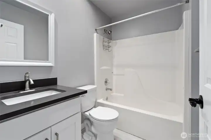 Upstairs full bath.