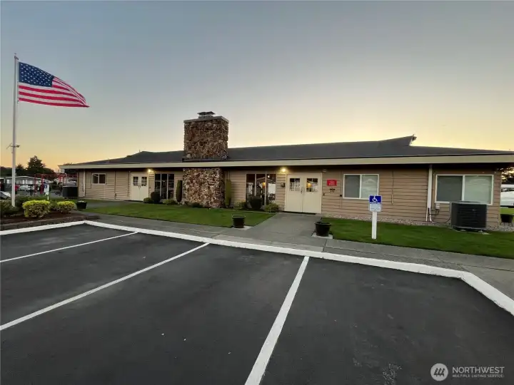 Clubhouse with nightly activities and space for events