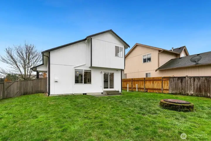 Firepit for outdoor gatherings.