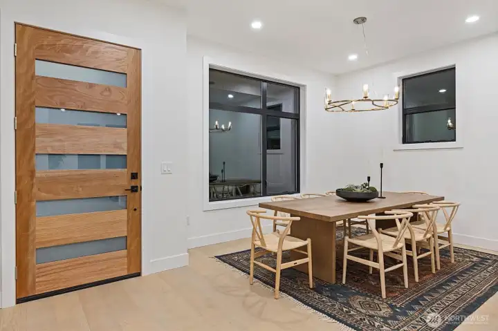 Enter into this exquisite home, there is a formal dining room