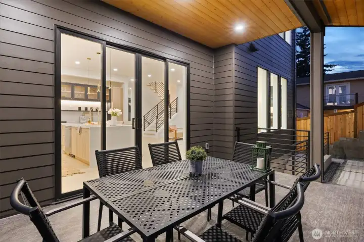 Step outside to your private deck