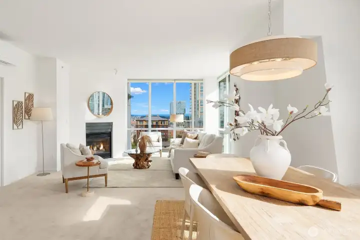 A beautiful backdrop whether you're relaxing or hosting.