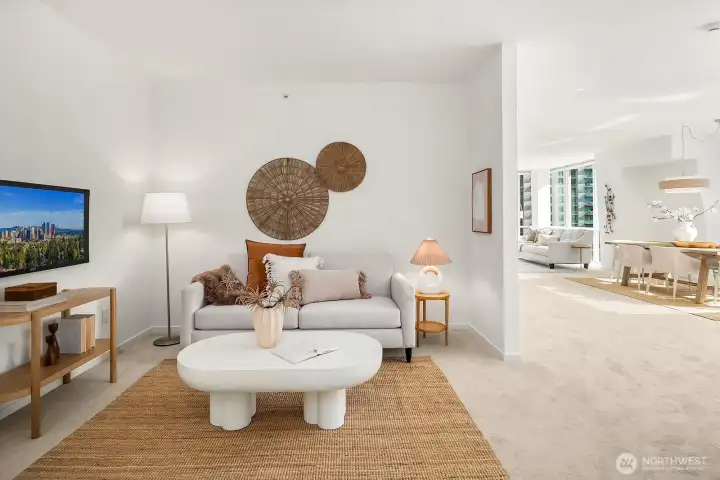 Flex-room just off the entry & kitchen...great for a lounge or office.