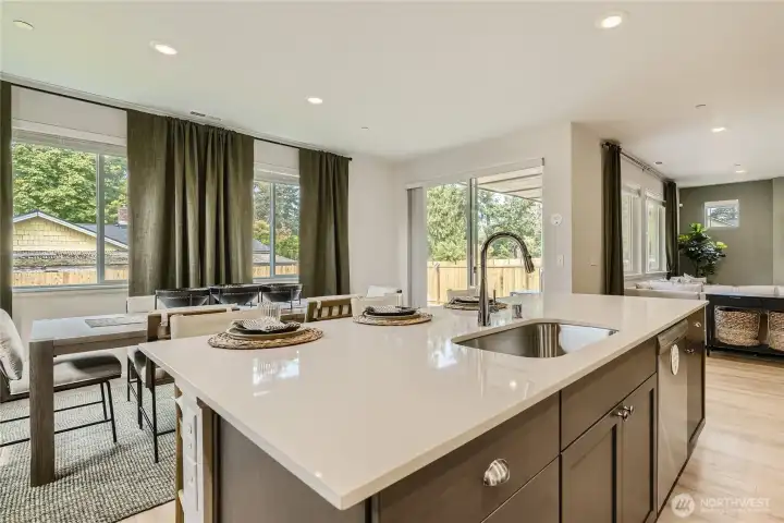 Huge Island!   Photos are representation as the home is under construction.