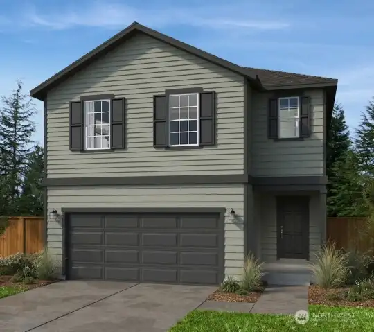 Homesite 3-5 rendering. Other plans available.