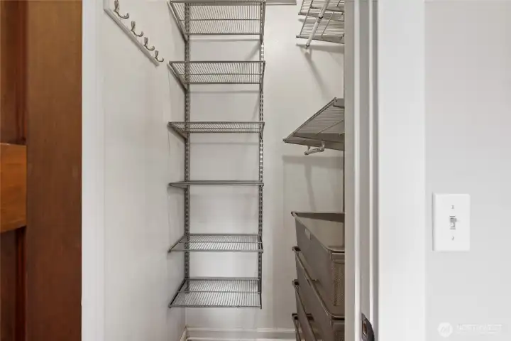 Interior: Primary Bedroom Closet