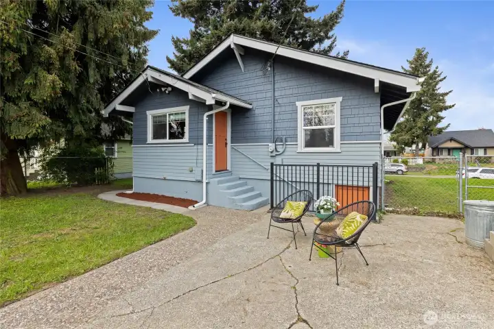 Back Exterior and Backyard