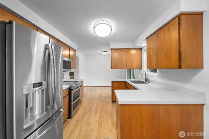 Ample kitchen with updated appliances and plenty of counter space!