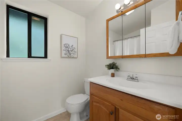 Upstairs bathroom