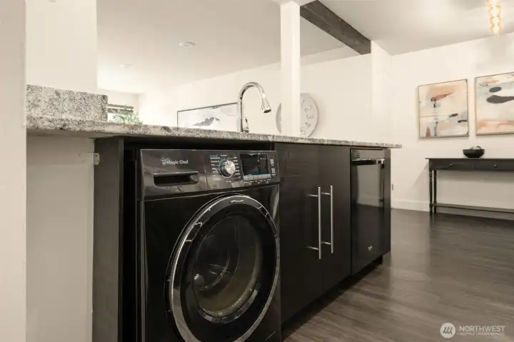 In-unit washer/dryer for ease of mind