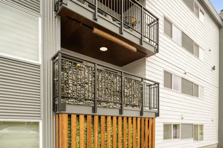 While it's ZERO-step entry from backdoor, this condo is actually located on the second floor, so enjoy the security and privacy being one floor up from the street.