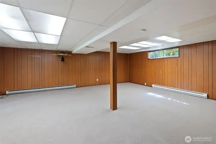 A large bonus room is a great place for games, entertaining, or just hanging out.