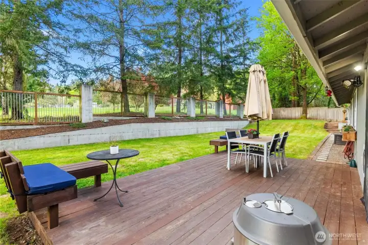 Approximately 13x20 foot deck