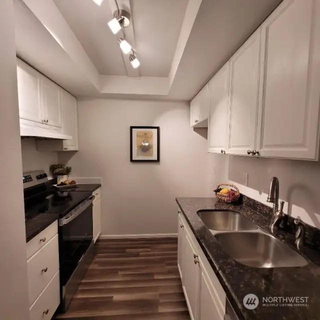 Kitchen has new flooring
