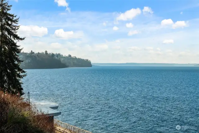 Looking South from the deck.