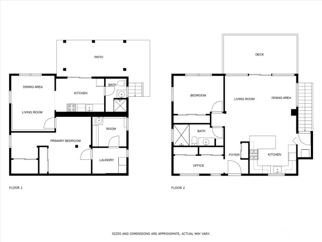 Two units have both been previously rented. Lower level for $2,000/mo including utilities and the main for $3,150 including utilities.