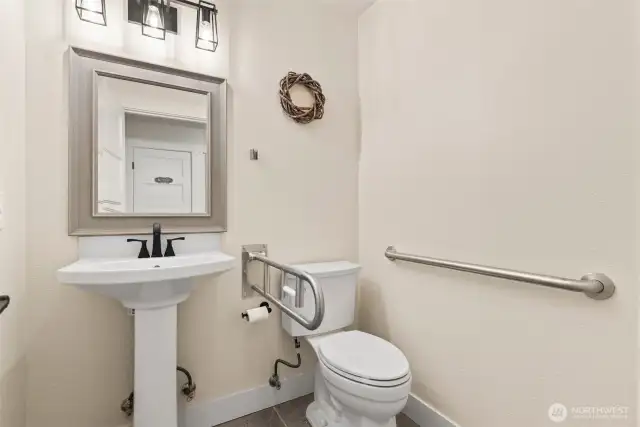 Half Bath next to Kitchen
