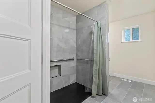 Roll-In Shower in Main Bath