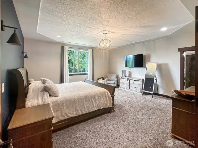 On the other end of the home you'll find a large master suite with walk in closet.