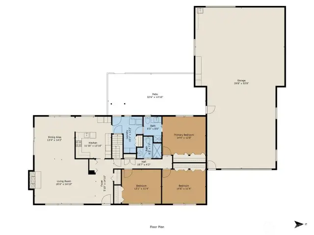 Main Level Floor Plan