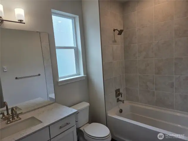 Top level hall bath