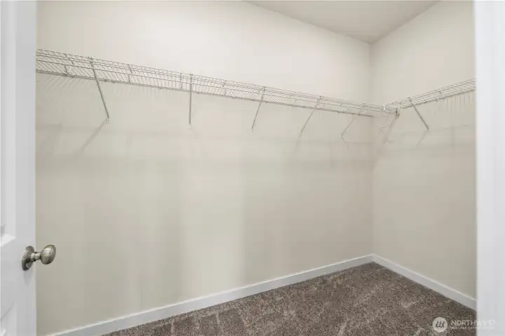 Primary walk-in closet