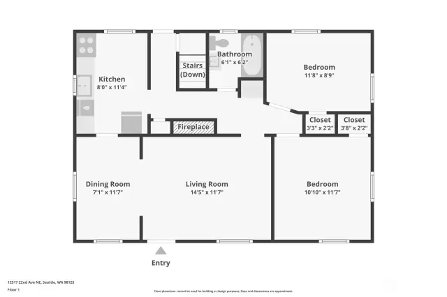 main level floor plan